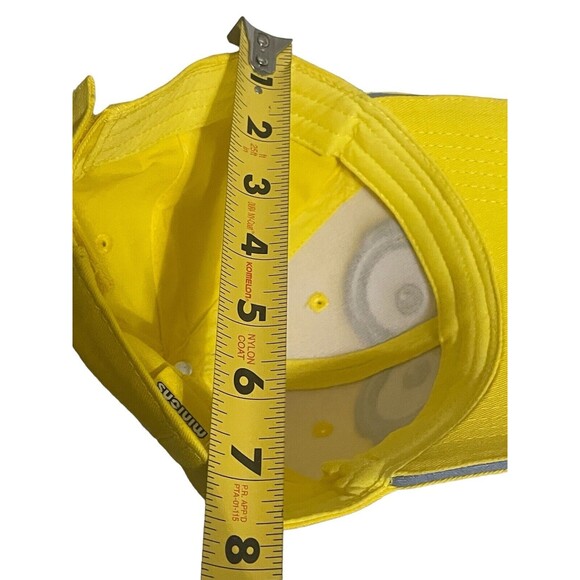 Minions Goggles Adjustable Youth Baseball Cap Yellow - Picture 10 of 14